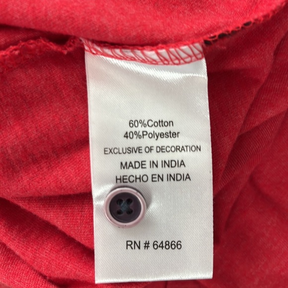 NWOT Lee Baseball Henley USA size Large - Picture 6 of 9